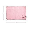 Stalwart Heated Blanket 2-Pack - USB-Powered Throw Blankets for Winter Car Accessories by Pink 75-BPSH-2010